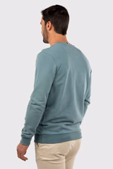 Sudadera Lavada Fade Out Verde Botella