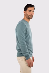 Sudadera Lavada Fade Out Verde Botella