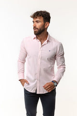 Camisa Rosa Algodón Suavizado