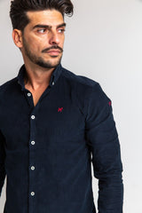 Camisa MicroPana Marino