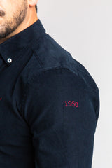 Camisa MicroPana Marino