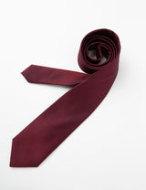 Corbata Lisa Burdeos