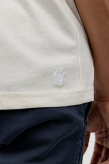 Camiseta Clásica Crema