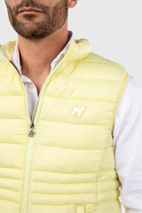 Chaleco Acolchado Ultraligero Amarillo Pastel