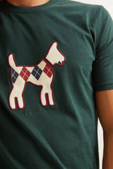 Camiseta Doggy Verde Botella