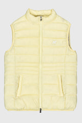 Chaleco Acolchado Ultraligero Amarillo Pastel