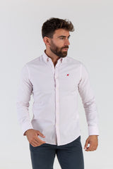 Camisa Raya Oxford Rosa Claro