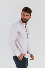 Camisa Raya Oxford Rosa Claro
