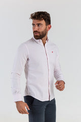 Camisa Raya Oxford Rosa Claro