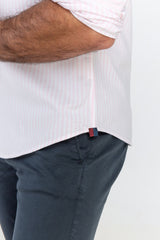 Camisa Raya Oxford Rosa Claro