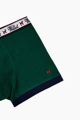 Boxer Liso Verde Botella