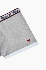 Boxer Liso Gris Melange