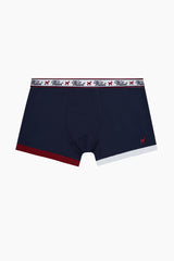 Boxer Liso Marino