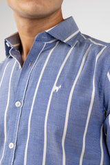 Camisa Raya Harvard Marino