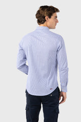 Camisa Mini Cuadro Marino