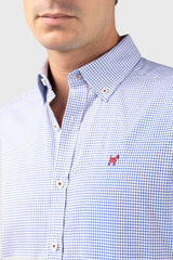Camisa Mini Cuadro Marino