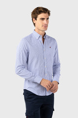 Camisa Mini Cuadro Marino