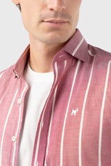 Camisa Raya Harvard Burdeos
