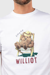 Camiseta Mr Williot Chill Blanco