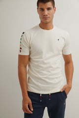 Camiseta Williot Tejido Toalla Crema