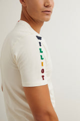 Camiseta Williot Tejido Toalla Crema