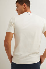 Camiseta Williot Tejido Toalla Crema