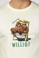 Camiseta Mr Williot Chill Amarillo Pastel