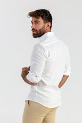 Camisa Lino Blanco