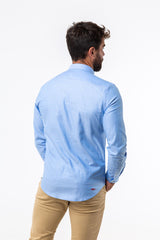 Camisa Oxford Celeste