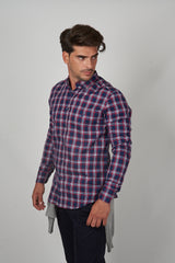 Camisa Viella Rojo Marino