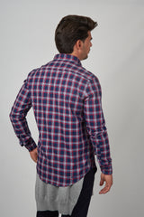 Camisa Viella Rojo Marino