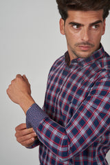 Camisa Viella Rojo Marino