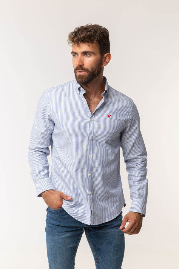 Camisa Ray Oxford Marino