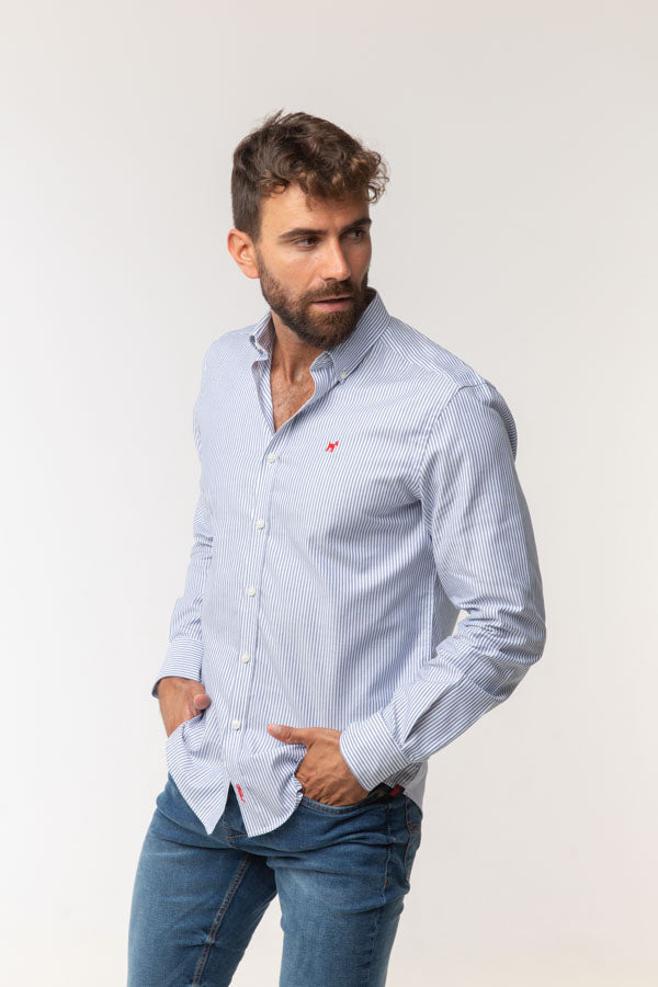 Camisa Ray Oxford Marino