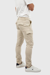 Pantalón Cargo Lino Arena