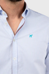 Camisa Oxford Raya Kodak Celeste