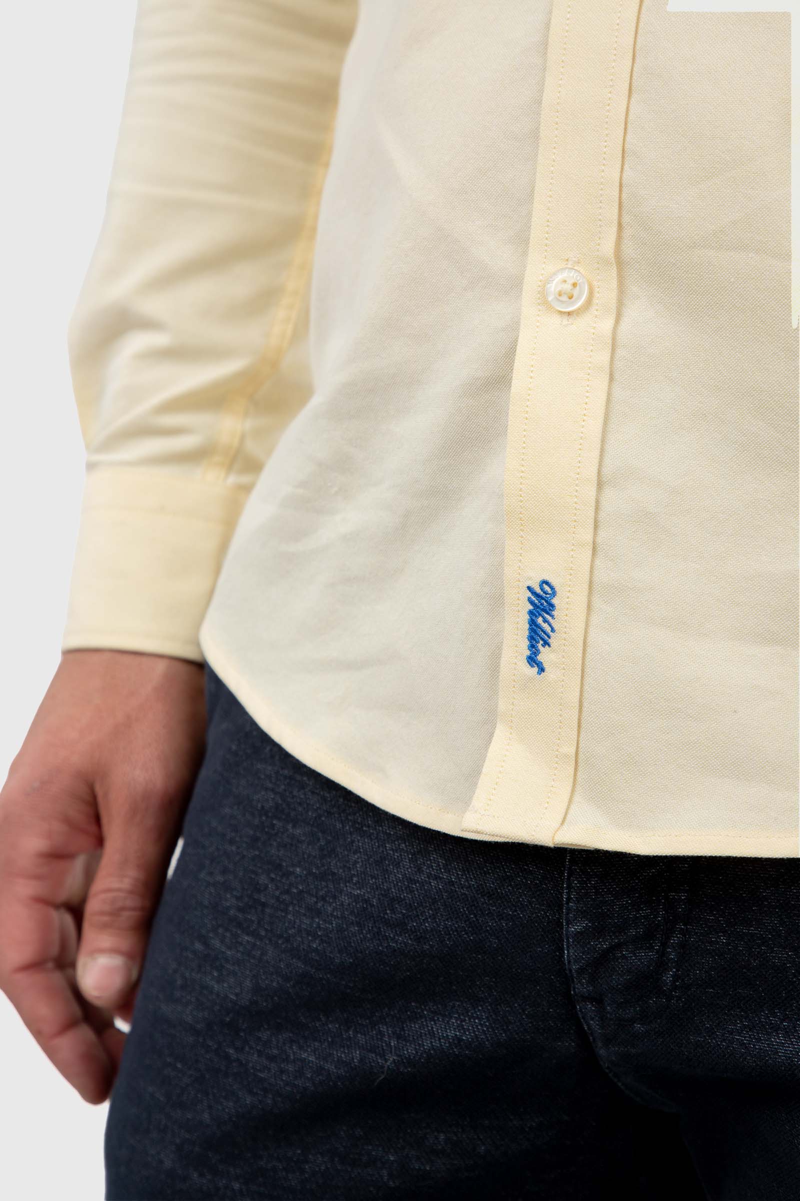 Camisa Oxford Slim Fit Amarillo