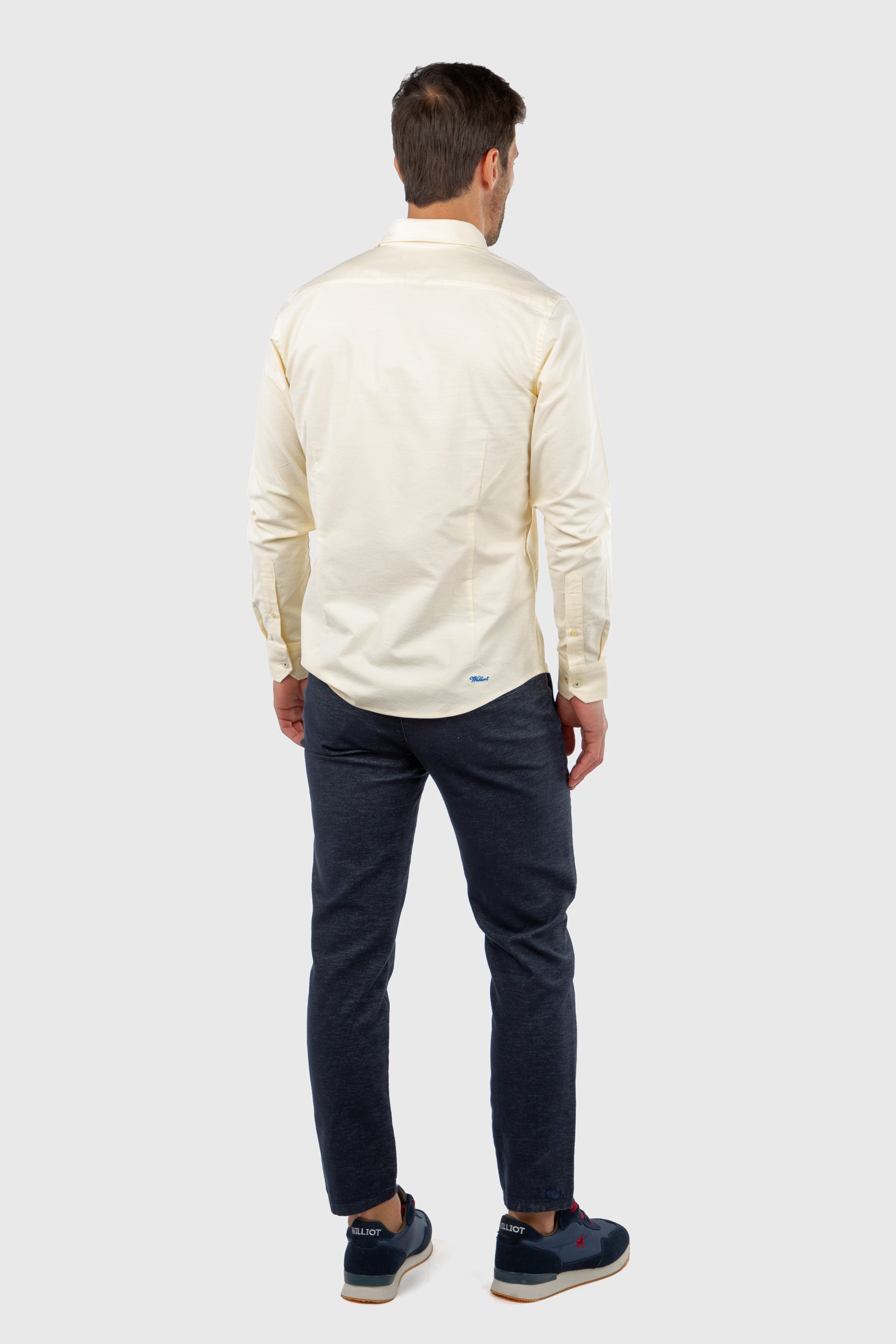 Camisa Oxford Slim Fit Amarillo