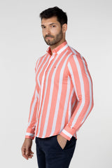 Camisa Raya Ancha Coral