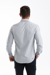 Camisa Vichy Oxford Gris