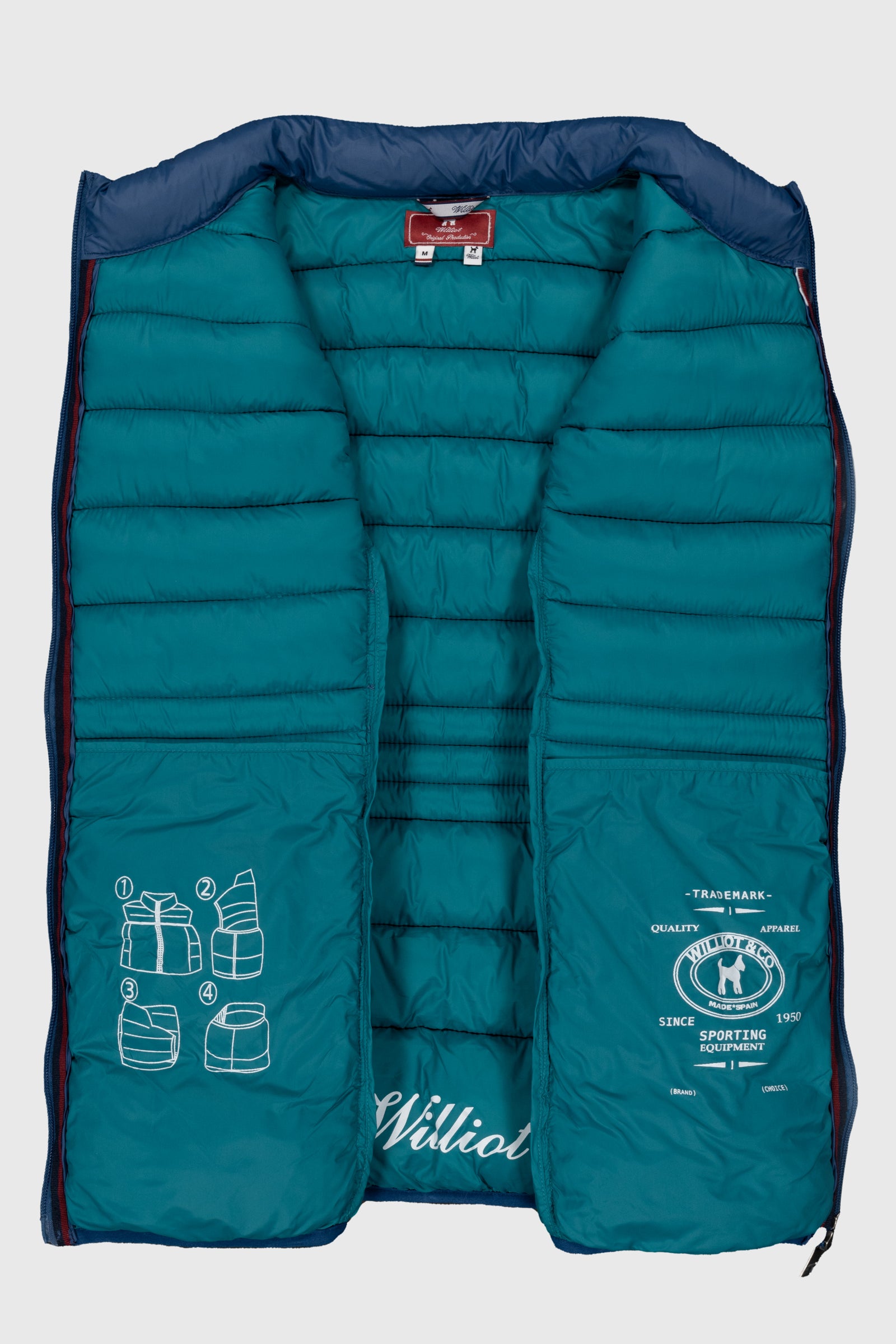 Chaleco Acolchado Ultraligero Marino