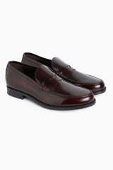 Mocasín Piel Burdeos