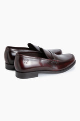 Mocasín Piel Burdeos