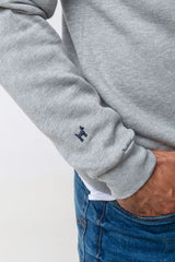 Sudadera Capucha Doggy Gris Melange