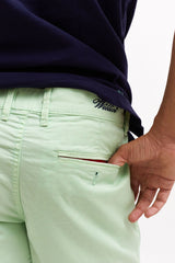 Bermuda Chino Verde Agua