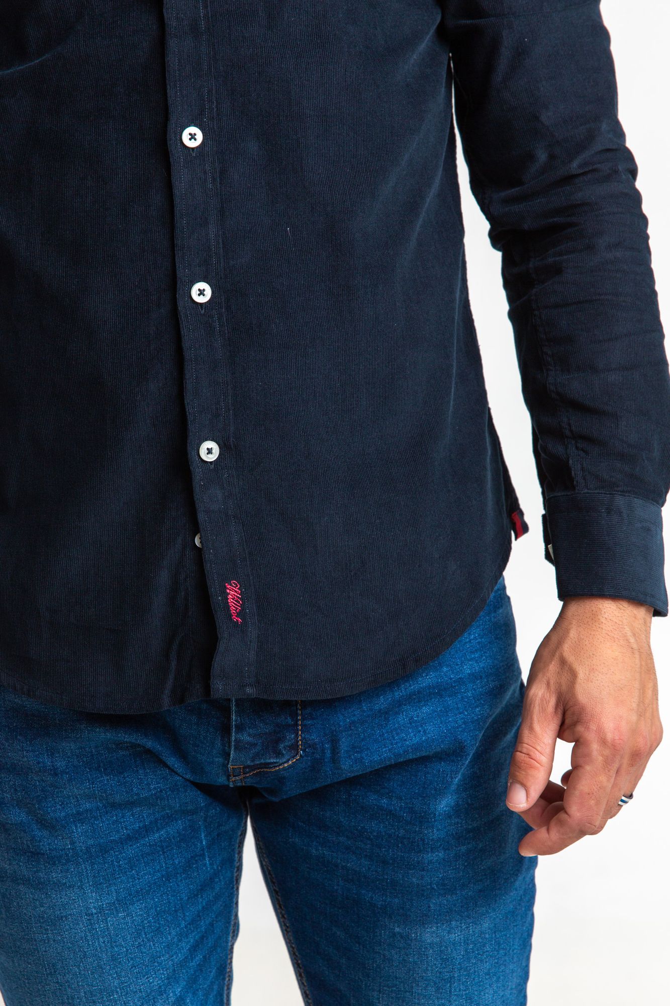 Camisa MicroPana Marino