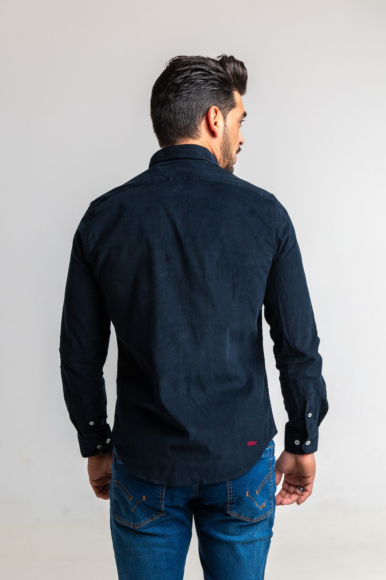 Camisa MicroPana Marino