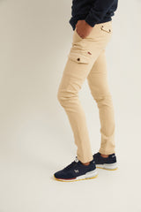 Pantalón Cargo Beige