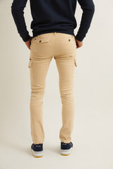 Pantalón Cargo Beige