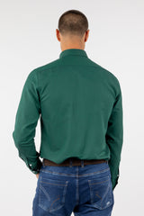 Camisa Oxford Liso V.Botella Slim